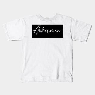 Ackerman Name, Ackerman Birthday Kids T-Shirt